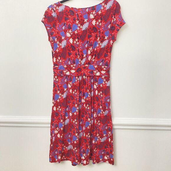 Lot of 2 Boden Amelie Floral Print Jersey Knit Midi Dresses Women's Sz6 - Picture 6 of 16